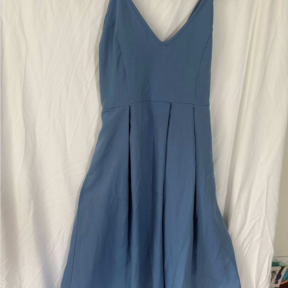 Size small, light blue sun dress